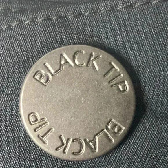 BLACK TIP EL PESCADO SHORT SIZE 36 BLACK SHORTS MULTI POCKETS   GOOD CONDITION - Picture 4 of 13